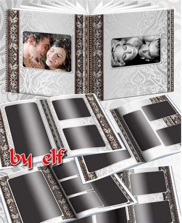 Универсальная фотокнига в классическом исполнении - счастье