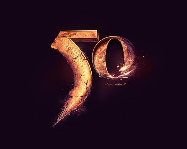 Вдохновляющие примеры 3D типографики. Часть 1.