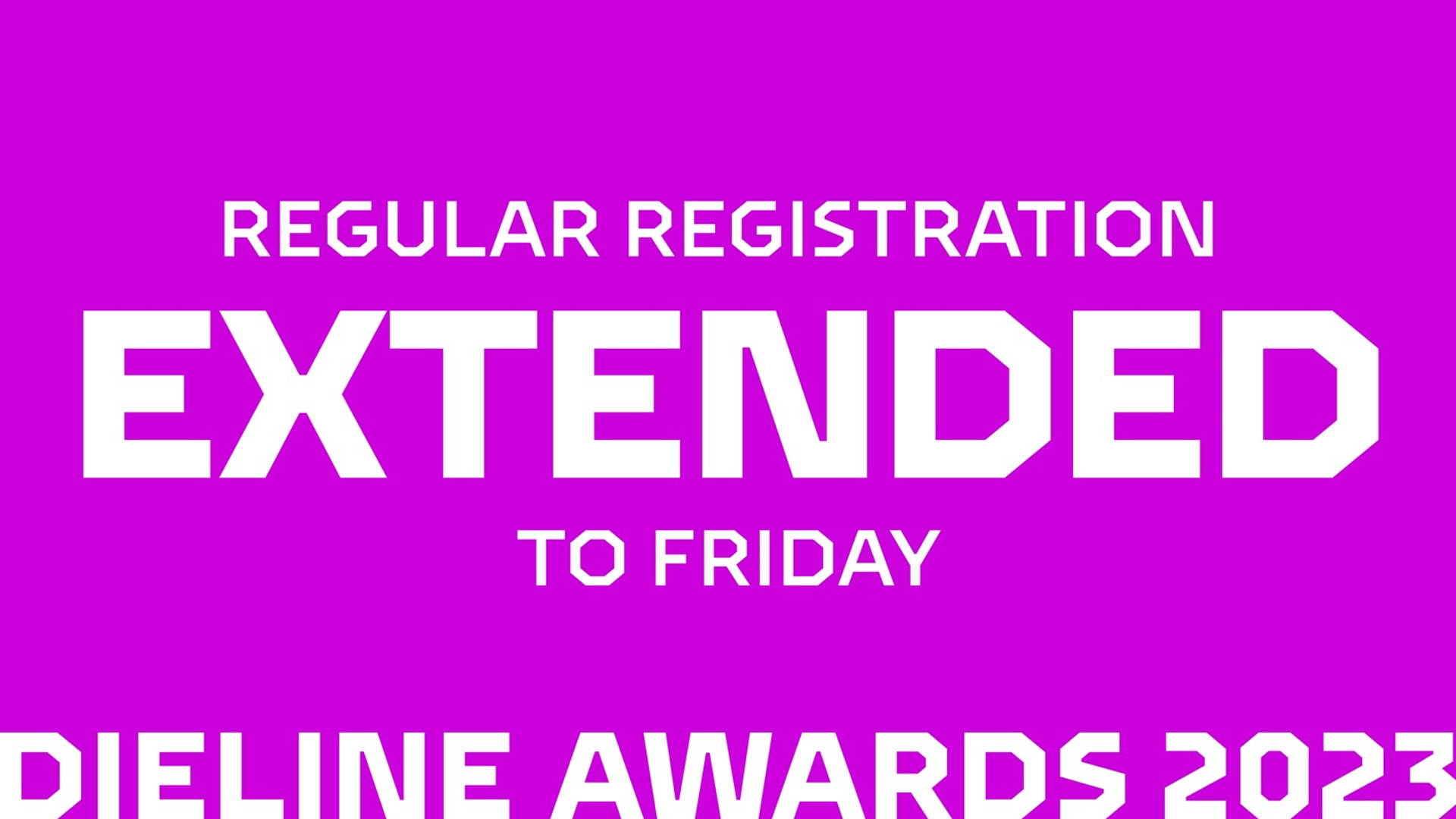 Featured image for Regular Registration Extended to FRIDAY