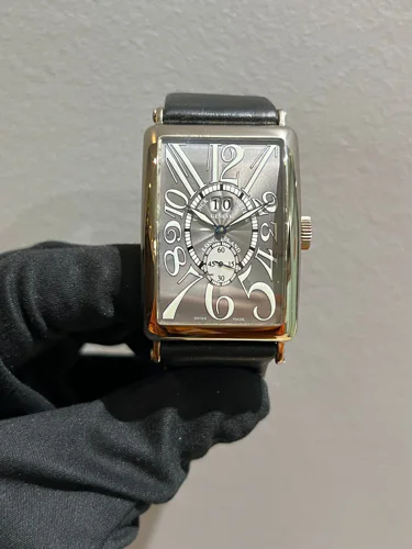 Franck Muller Long Island White Gold Silver Dial