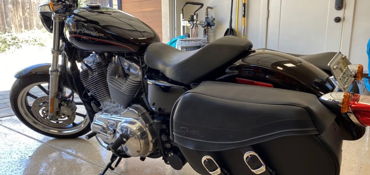 2011 HARLEY-DAVIDSON XL883L SPORTSTER SUPERLOW (LUX COLORS) motorcycle for rent near Yucca Valley, CA