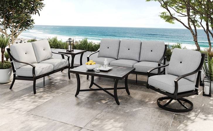 Agio Essex Aluminum Outdoor Patio Seating Collection