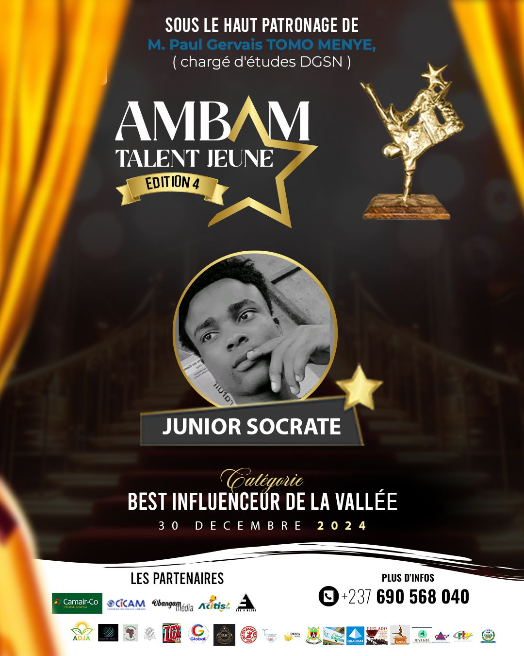 Junior Socrates influenceur