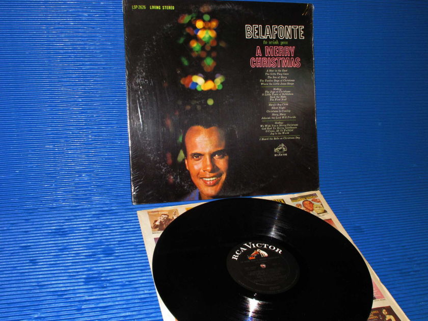 BELAFONTE - TO WISH YOU A MERRY CHRISTMAS - / Harry Belafonte -  RCA 'Black Dog' 1962