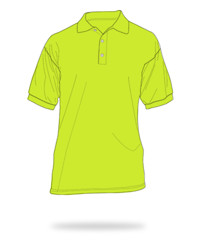 Neon green adult fit drifit polo shirts sj clothing manila philippines