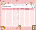 Example of Baby Formula Dairy  | The Milky Box