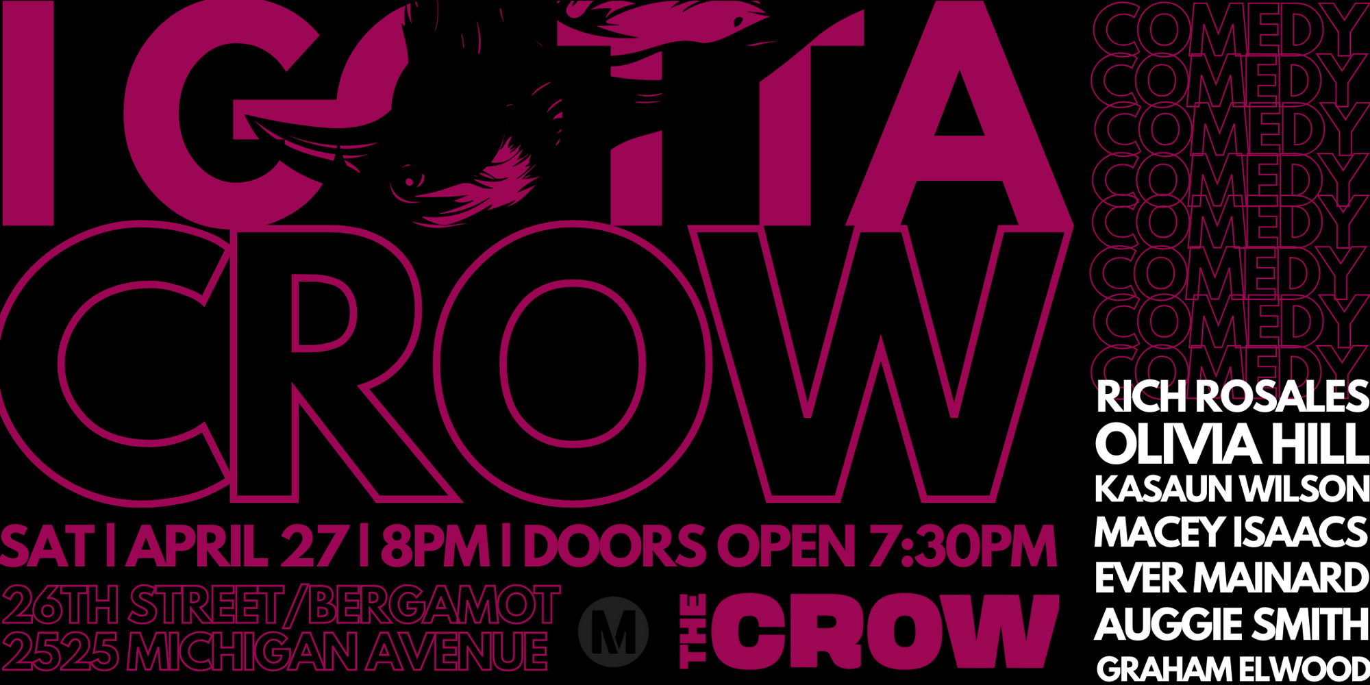 I Gotta Crow: The Best Stand-Up at The Crow promotional image