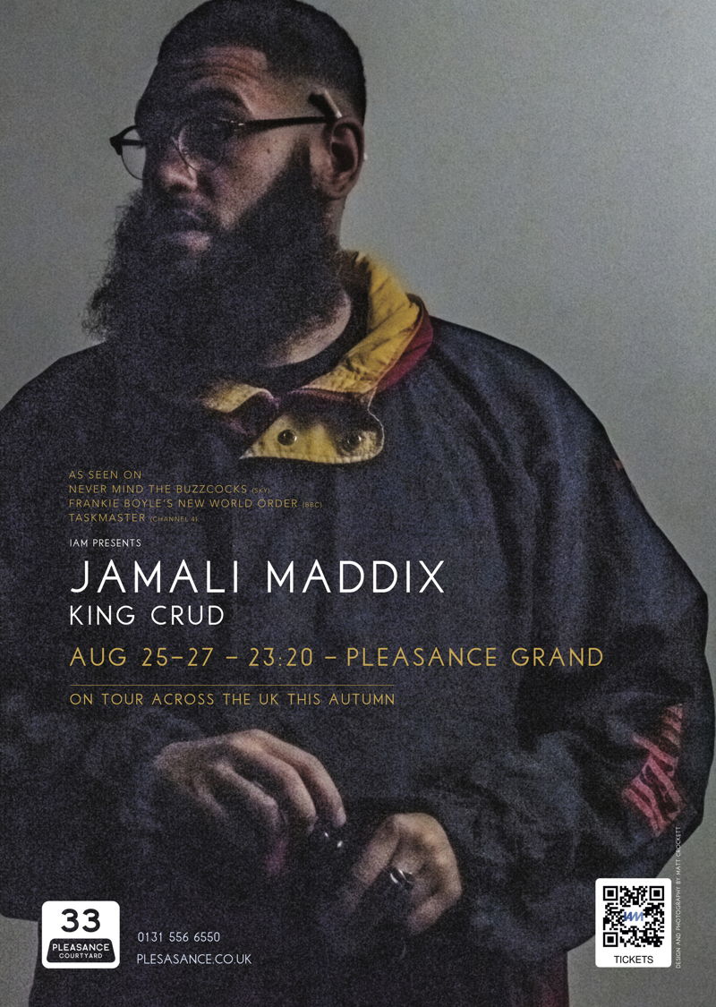 The poster for Jamali Maddix: King Crud