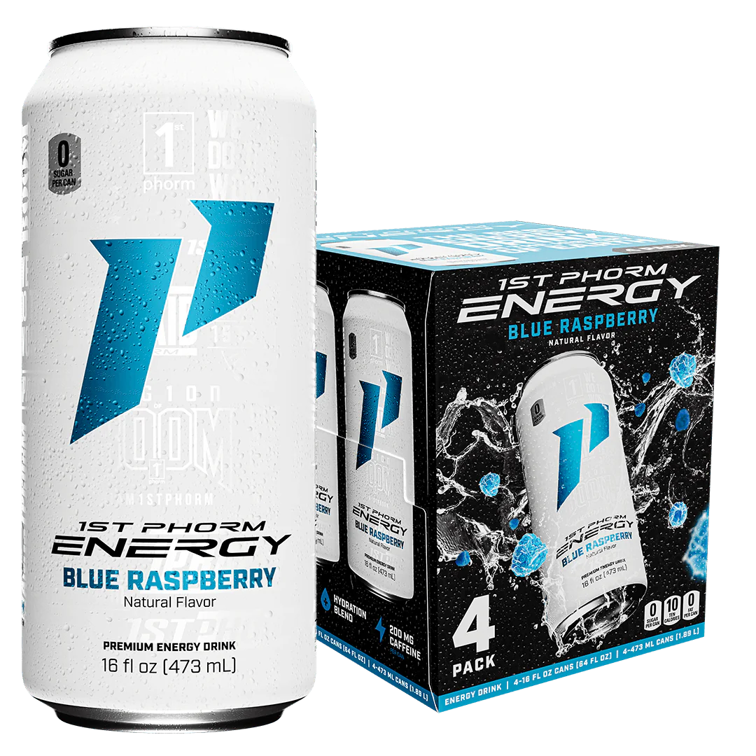 1st phorm energy drink blue raspberry