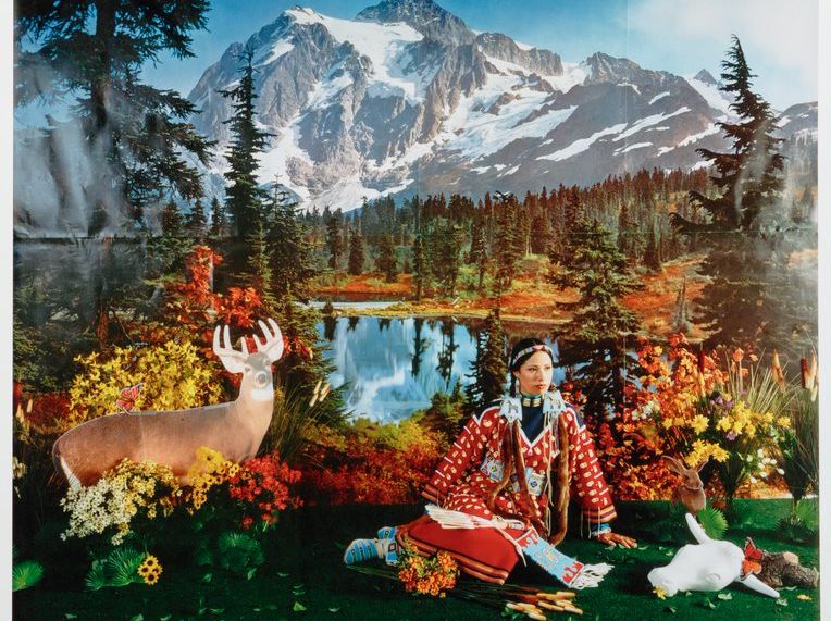 Wendy Red Star, Indian Summer—Four Seasons, 2006, Archival pigment print on sunset fiber rag, 23 x 26 in. (58.4 x 66 cm), Gift of Loren G. Lipson, M.D., 2016  2016.46.1.1, Collection of The Newark Museum of Art