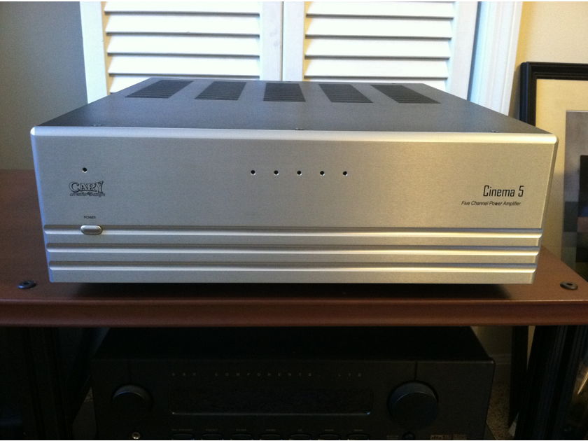 Cary Audio Cinema 5 Silver 5x200 watt multi-channel amp