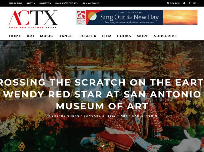 Crossing the Scratch on the Earth: Wendy Red Star at San Antonio Museum of Art