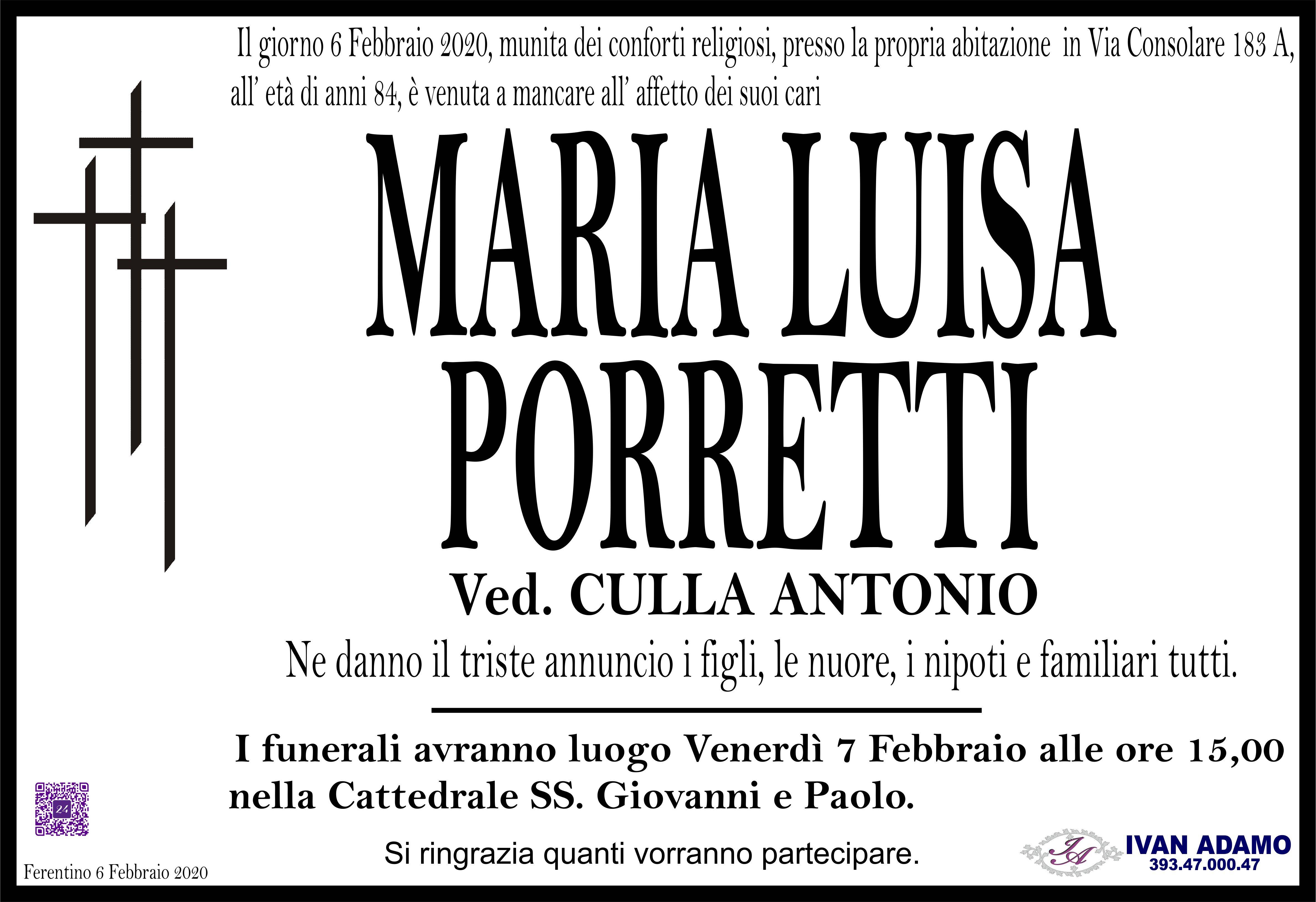 Maria Luisa Porretti