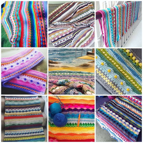 Seaside Stash Busting Decke von Eleonora Tully
