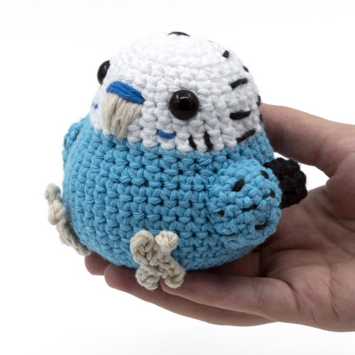 Periquito amigurumi