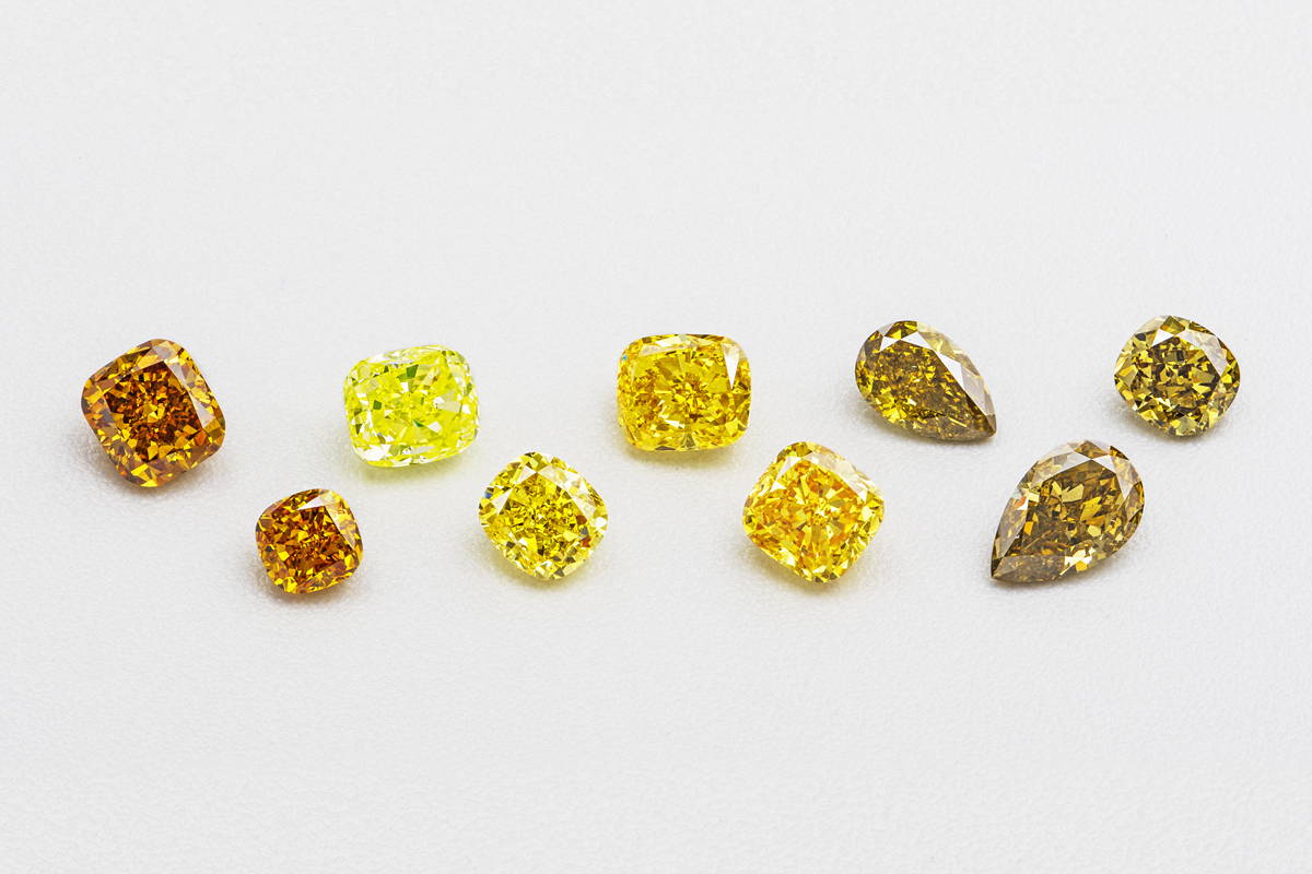 Diamenty kolorowe