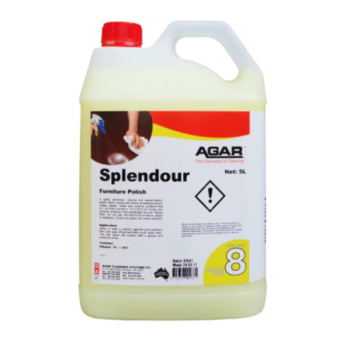 Agar Splendour Furniture & Leather Care 5L