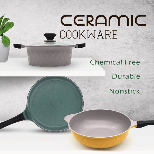 ACE COOK Ceramic Pans, Woks & Pots