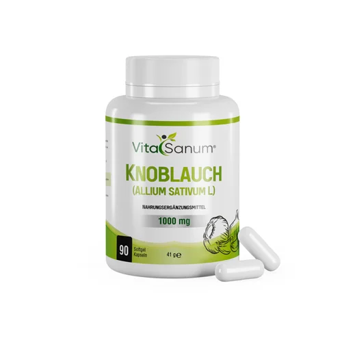 Knoblauch - Allium Sativum L - 1000mg 90 Softgelkapseln