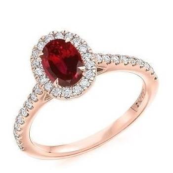 Ruby and diamond engagement rings - Pobjoy Diamonds
