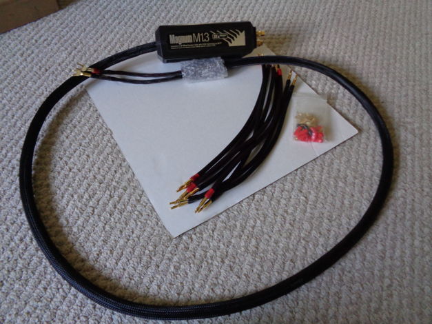 MIT Cables MAGNUM M1.3 BiWire Speaker Cables 8' + 16" t...