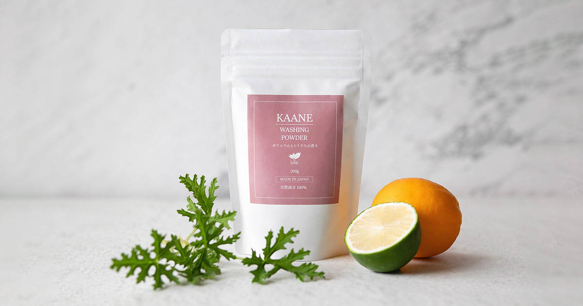 オーガニックコットン吸水ショーツ用つけ置き洗剤 KAANE WASHING POWDER