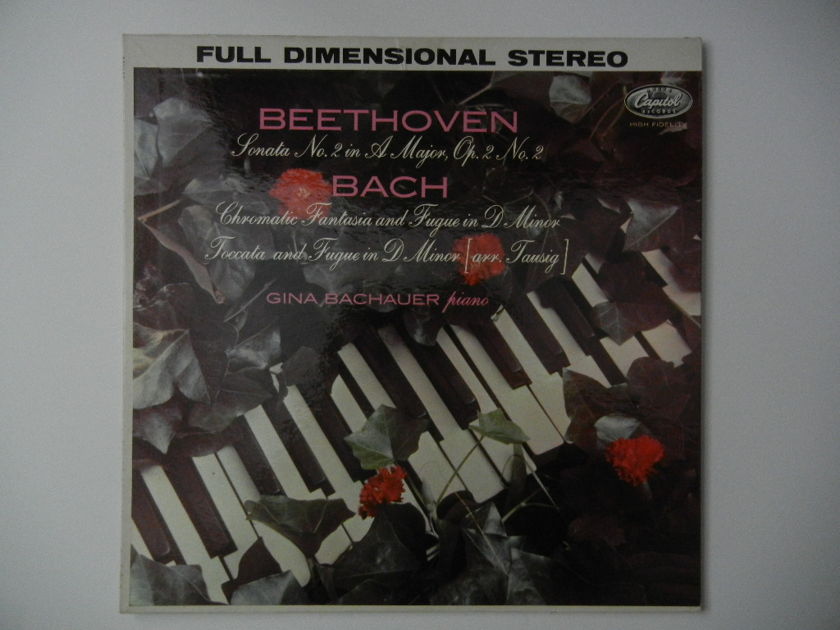 Beethoven/Bach - Bachauer plays music of Beethoven & Bach Capitol SG 7171 HI-FI
