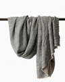 Mira Linen Striped Throw