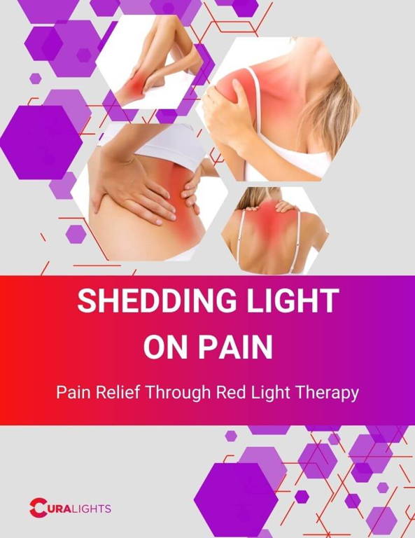 Book cover of free e-book shedding light on pain