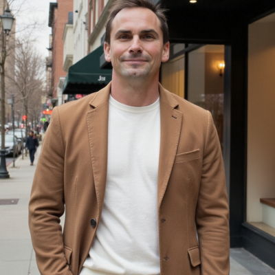 Photo generated by Secta Labs in style of City Chic Portraits