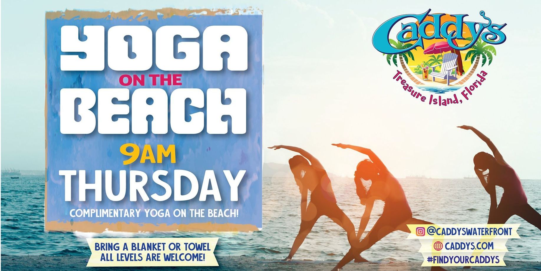 Thursday Yoga on the Beach promotional image