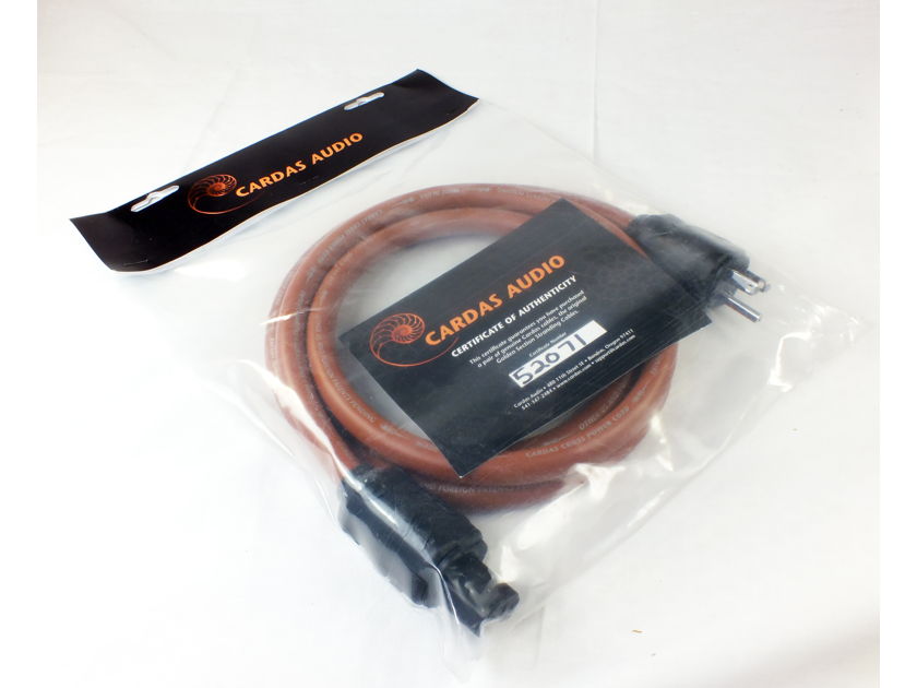 Cardas Audio Cross Series AC Power Cord (2 mtr): New-in-Bag; Certificate of Authenticity; 50% Off; Free Ship