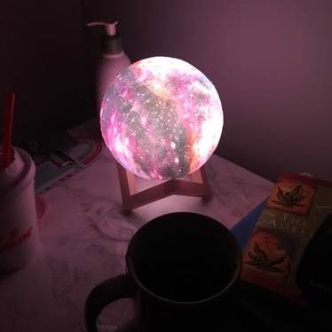 galaxy moon lamp, moon globe lamp