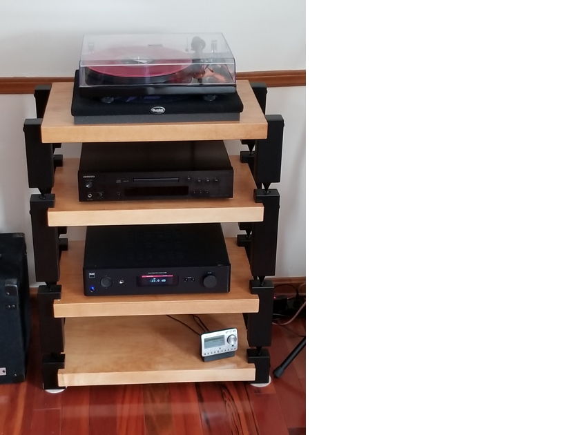 Timbernation 4 Shelf Maple  Stack Rack