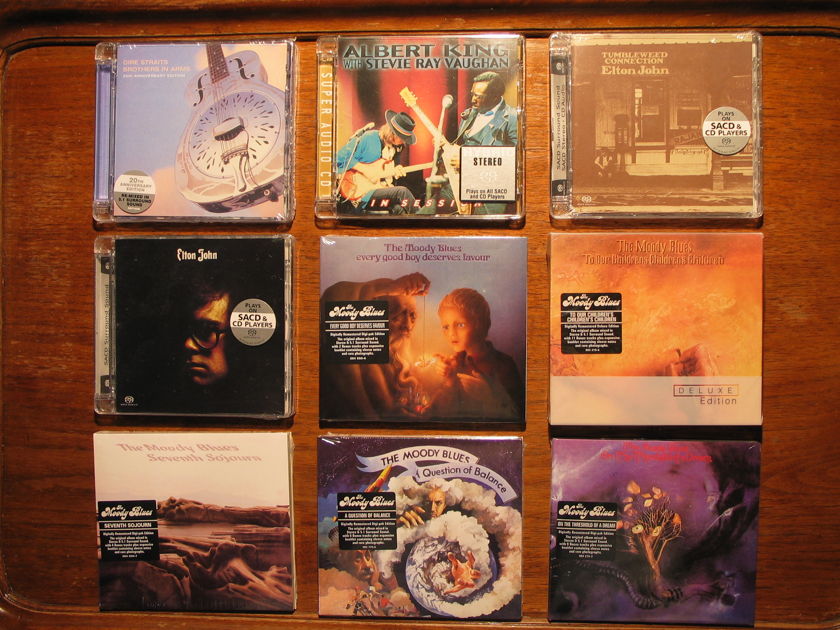 SACDs For Sale - All 7 Moody Blues SACDs