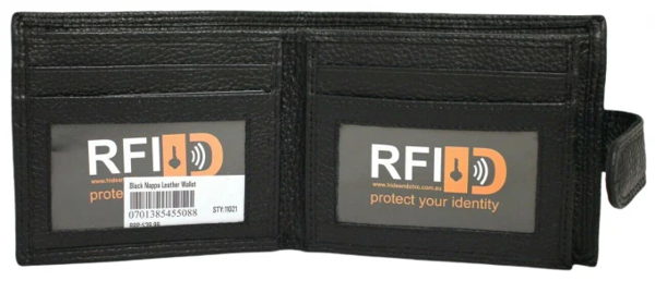 Quality Full Grain Cow Hide Leather Wallet Style 11021 - Image 3