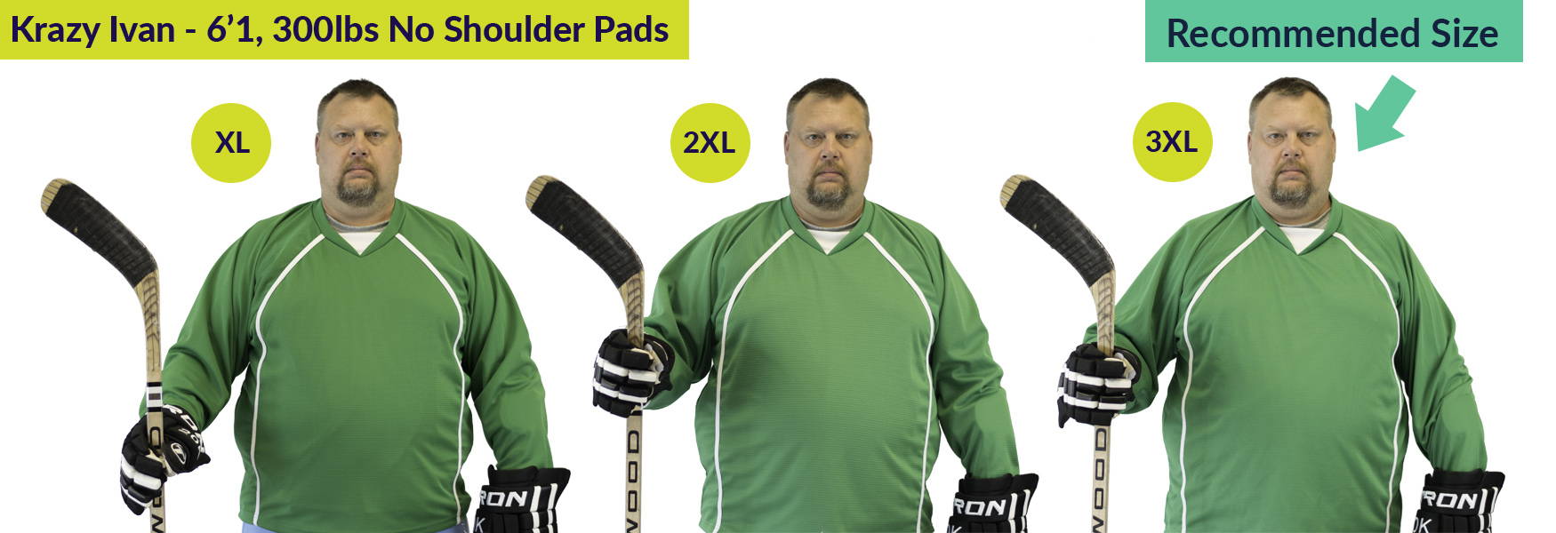 Hockey Jersey Sizing Chart