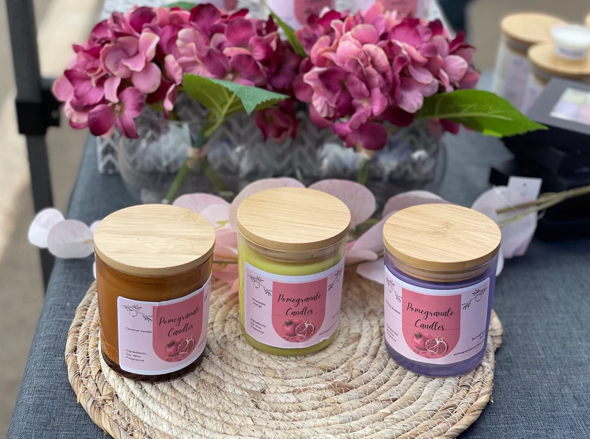 Pomegranate Candles $10 Vouchers