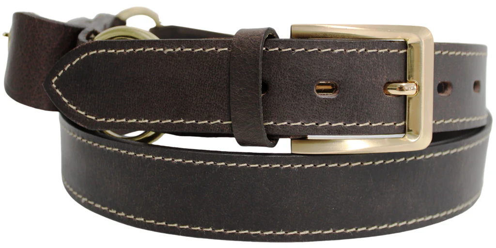 Quality Full Grain Leather Hobble Belt. Colour: Brown. Style No: 42029