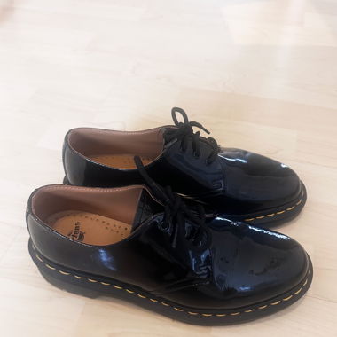 Dr. Martens 1461 patent loafer-style shoes