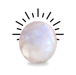 moonstone vibes Feminine energy