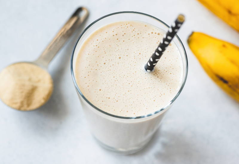 バナナプロテイン配合