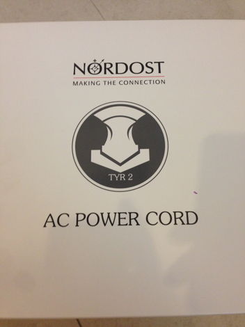 Nordost Tyr 2 Power Cord 2m US Plug Mint condition for ...