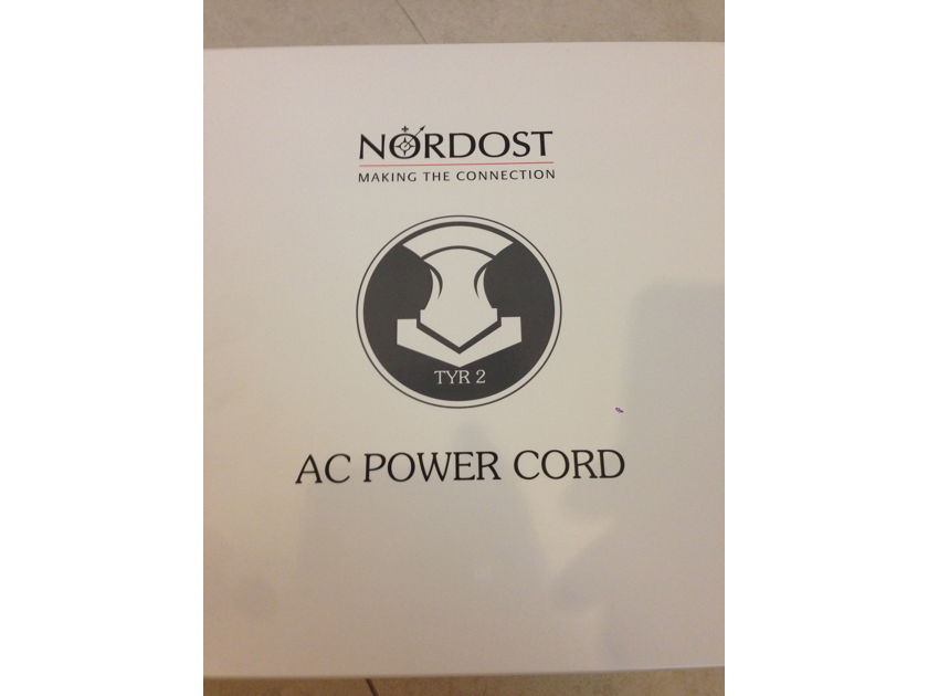 Nordost Tyr 2 Power Cord 2m US Plug Mint condition for sale reduced!!