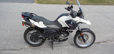 2014 BMW G 650 GS motorcycle for rent near Falmouth, ME