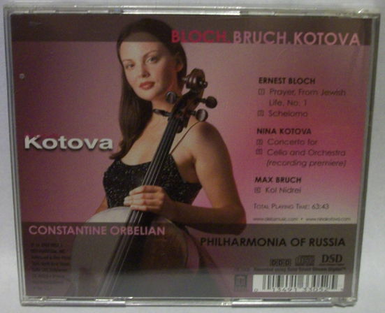 Nina Kotova - - Bloch, Bruch & kotova Top Music SACD, b...