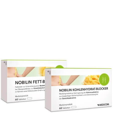 Nobilin Combinaison Minceur - Nobilin Bloqueur de Graisses + Nobilin Bloqueur de Glucides