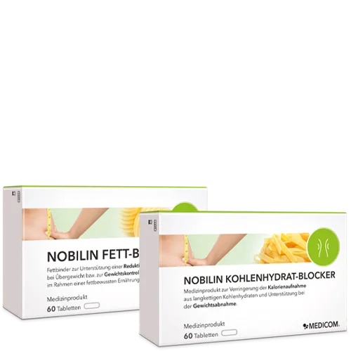 Nobilin Combinaison Minceur - Nobilin Bloqueur De Graisses + Nobilin Bloqueur De Glucides