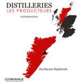 Carte localisation de la distillerie écossaise Glenmorangie