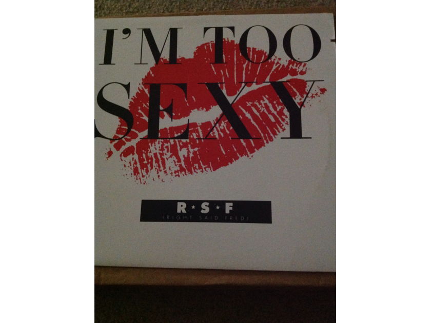 Right Said Fred - I'm Too Sexy 12 Inch Vinyl  EP Charisma Records